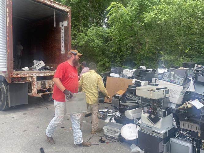 Keasler Inc. adds to pile of electronics in Peerless Road Recycling