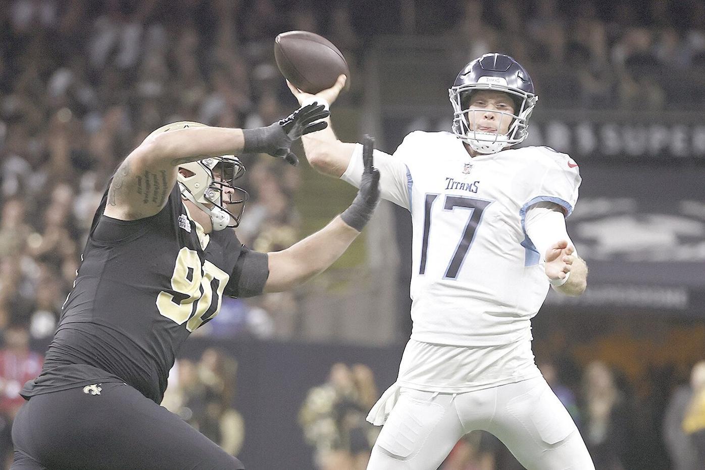Ryan Tannehill's tough day helps sink Titans in opening loss to the Saints