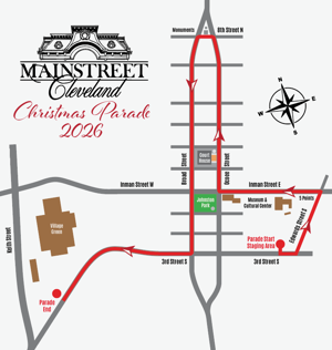 MainStreet Cleveland Christmas Parade announces new staging location and route