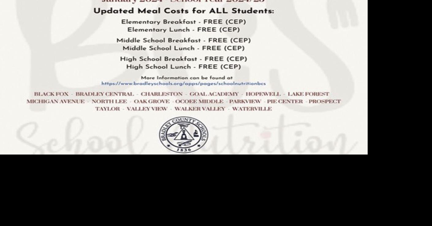 County schools to offer free breakfast and lunches to all students ...