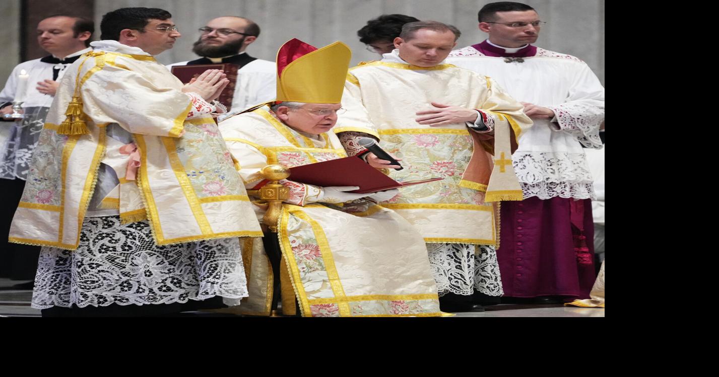 American cardinal celebrates old Latin Mass in St. Peter's in a sign of ...