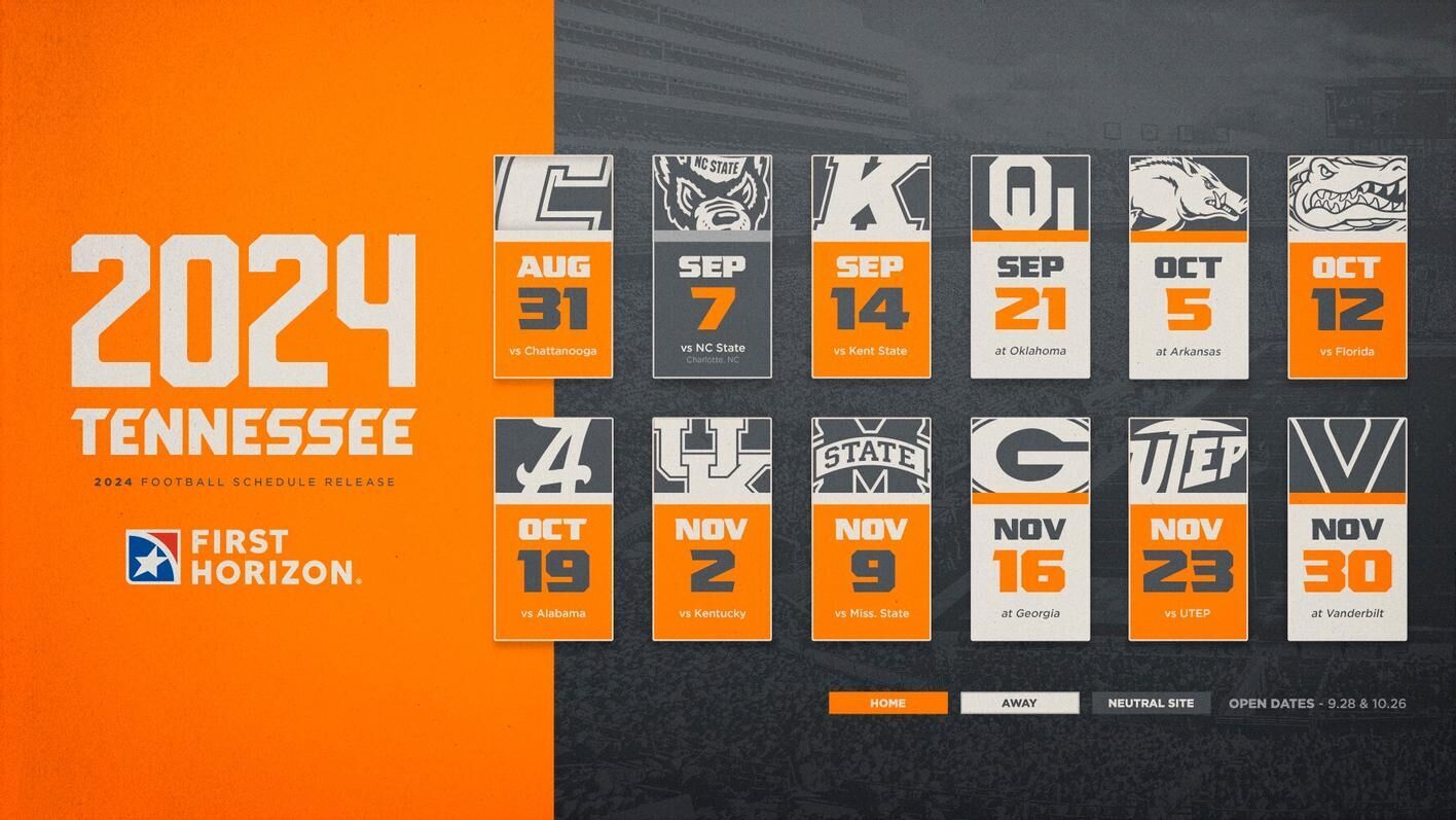 SEC Reveals Vols’ 2024 Football Schedule | Sports | Clevelandbanner.com