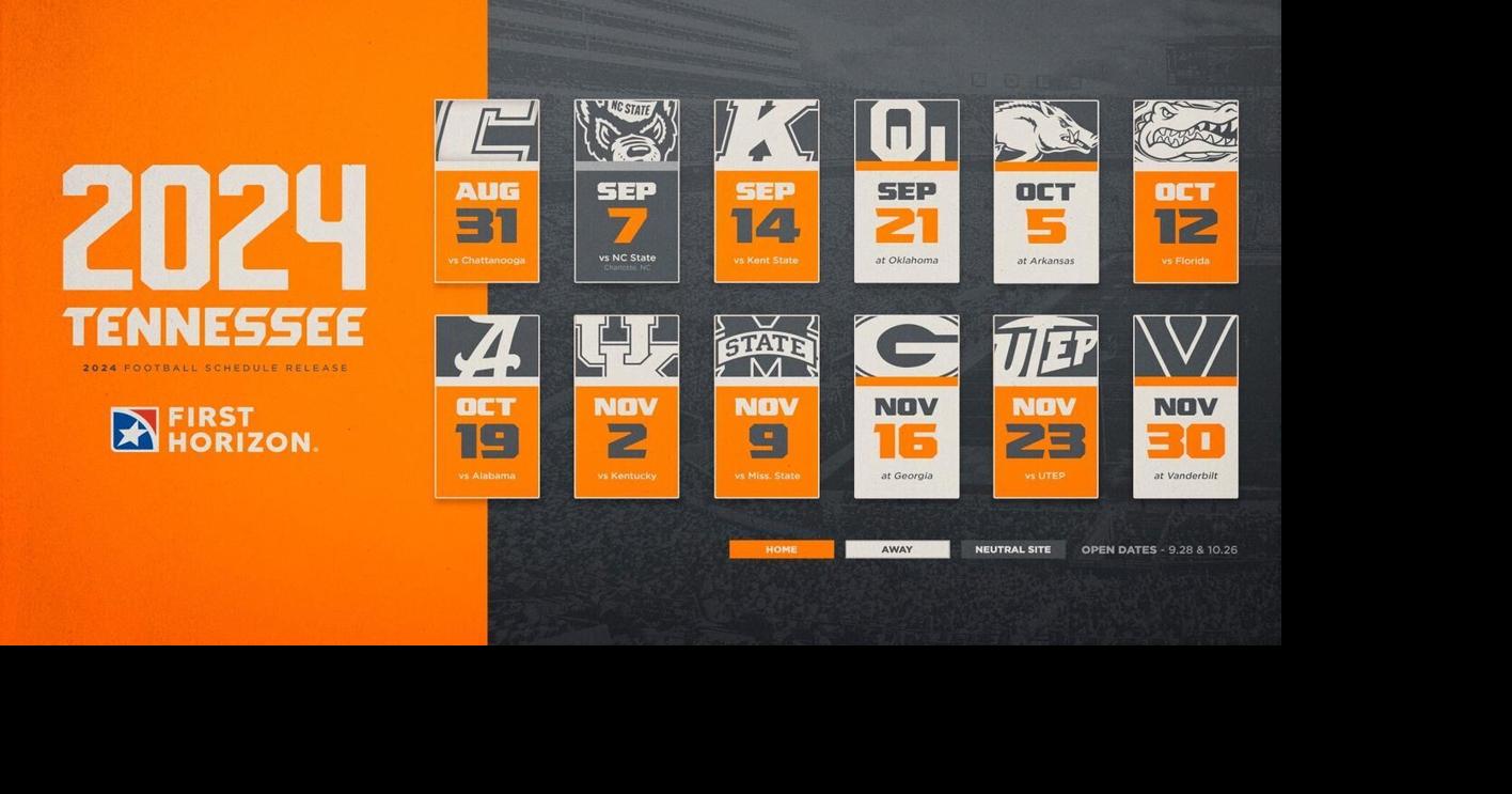 SEC reveals Vols’ 2024 football schedule Sports