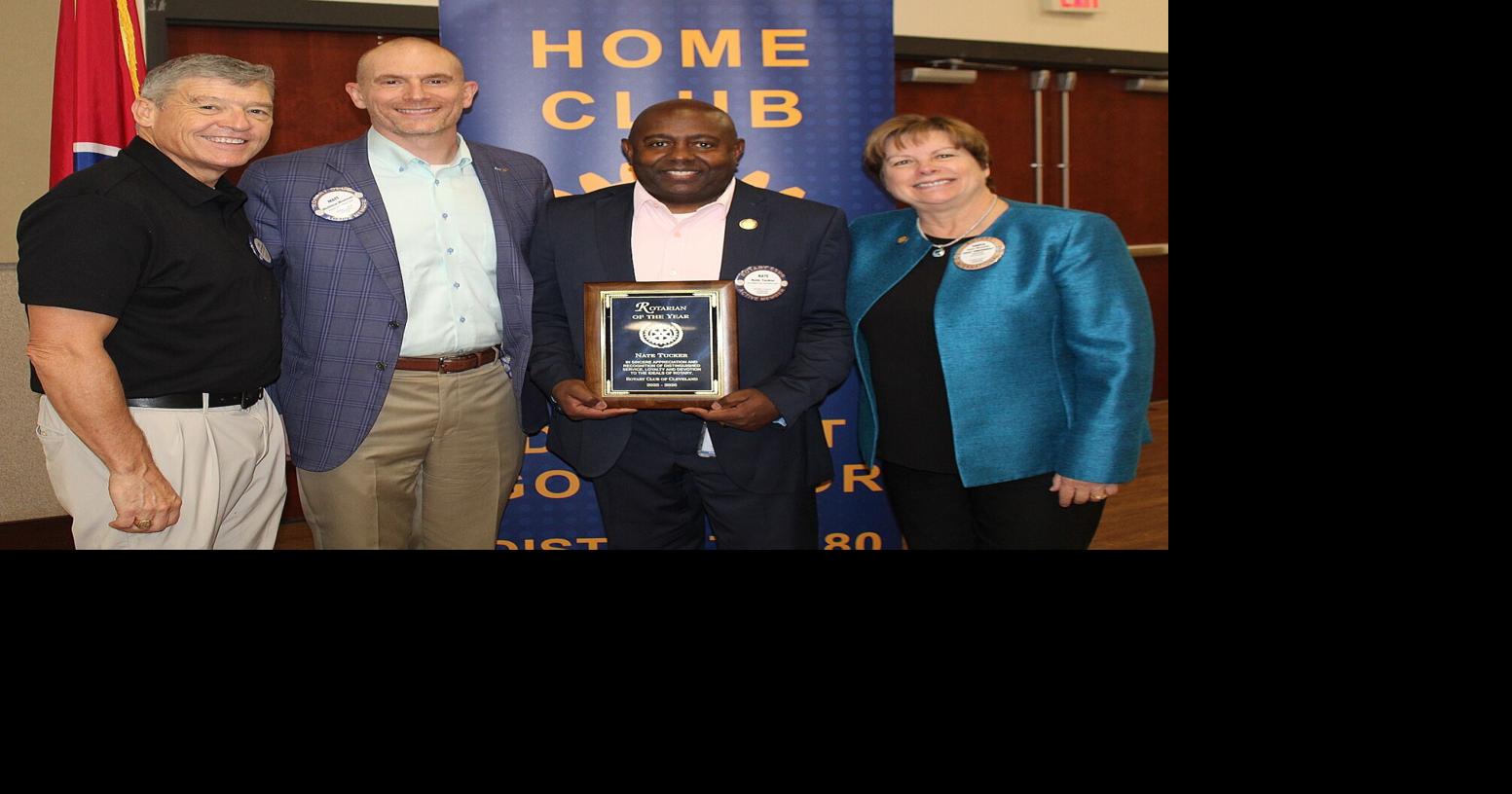 Tucker named Rotary Club of Cleveland's Rotarian of the Year