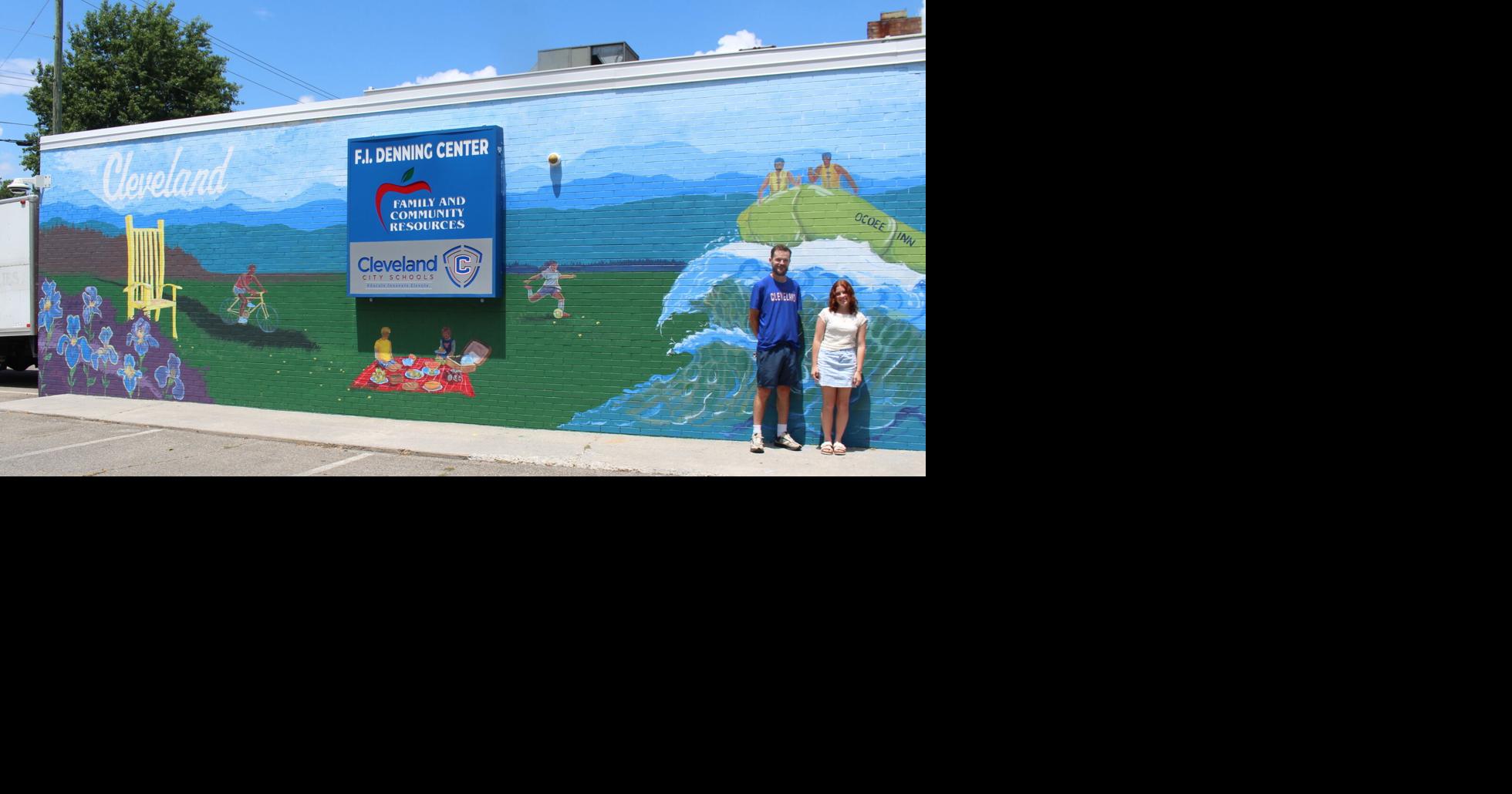Denning Center's mural celebrates Bradley County and Ocoee Region's great outdoors