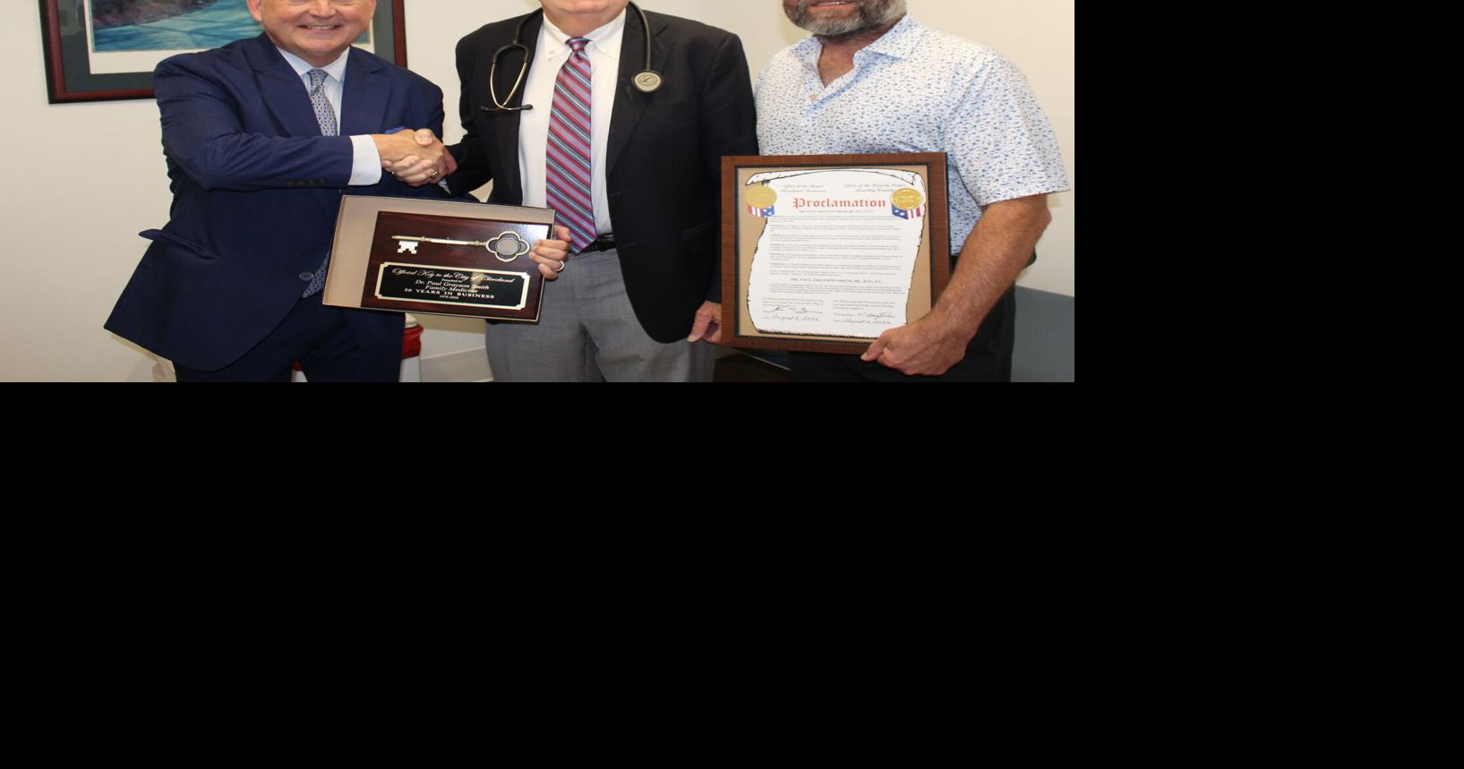 Brooks lauds Dr. Paul Grayson Smith Family Medicine's 50 years healing, service and advancement of community health