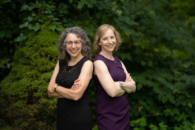Milestones Autism Resources founders Mia Buchwald Gelles, left, and Ilana Hoffer Skoff.