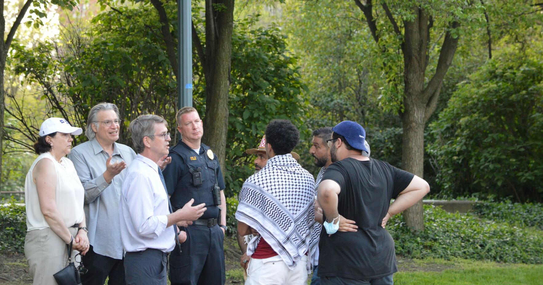 CWRU reversal allows protesters to camp overnight - Vimarsana News