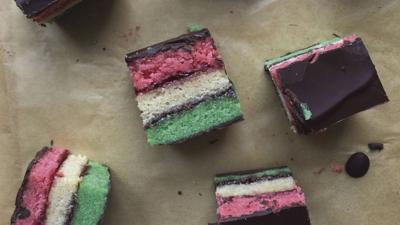 Passover Rainbow Cookie Recipe Recipes Clevelandjewishnews Com