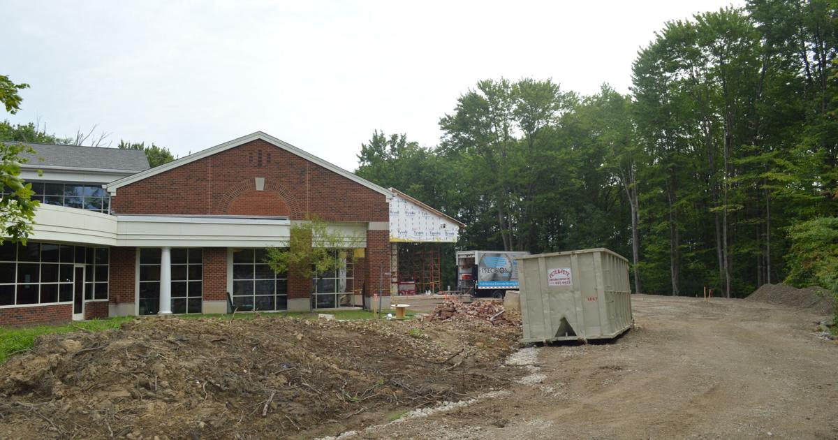Solon Library Iowa Solon library expansion, innovation center construction underway ...