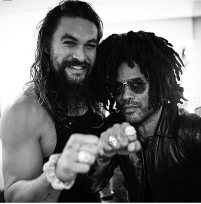 Jason Momoa gets matching rings with wife Lisa Bonet's ex ...