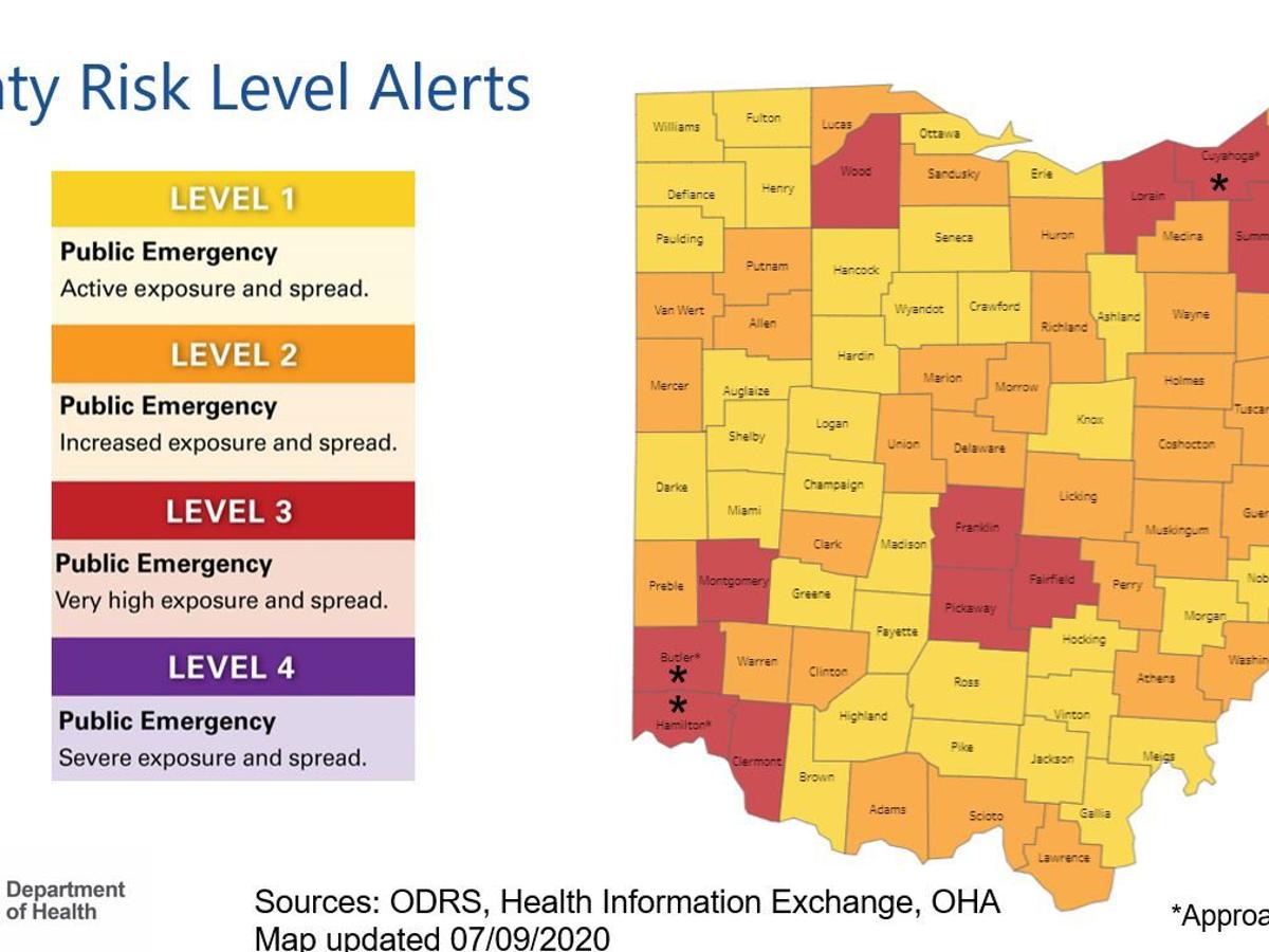 Cuyahoga County Placed On Watch List In Covid 19 Map Local News Clevelandjewishnews Com