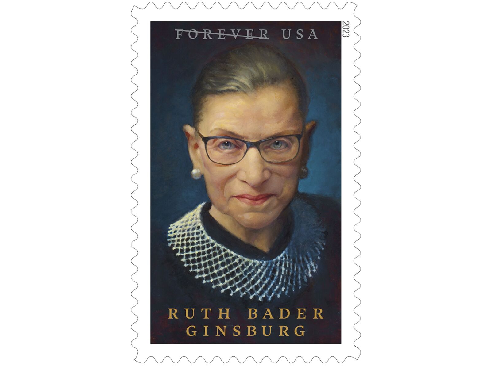 USPS releases Ruth Bader Ginsburg stamp 3 years after Jewish