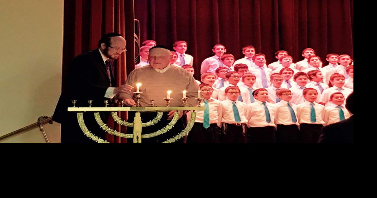 Hebrew Academy menorah lighting In the Community