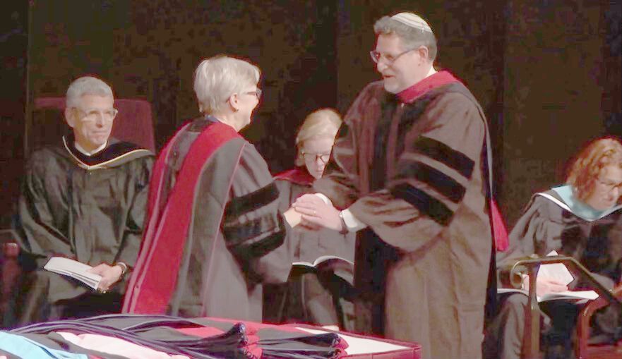 Rabbi Caruso receives Doctorate of Divinity from HUC JIR Local