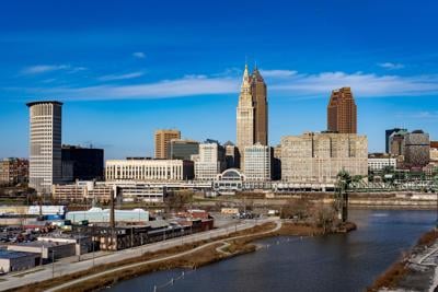 stock downtown Cleveland
