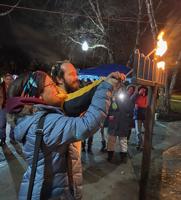 Chanukah celebrated at Coventry P.E.A.C.E. Park for second year