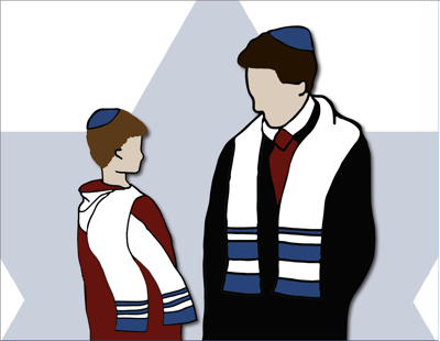 bar mitzvah boy clipart