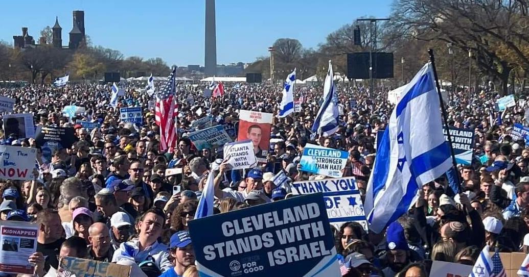 1,800 Clevelanders among 290,000 at DC rally for Israel | Local News ...