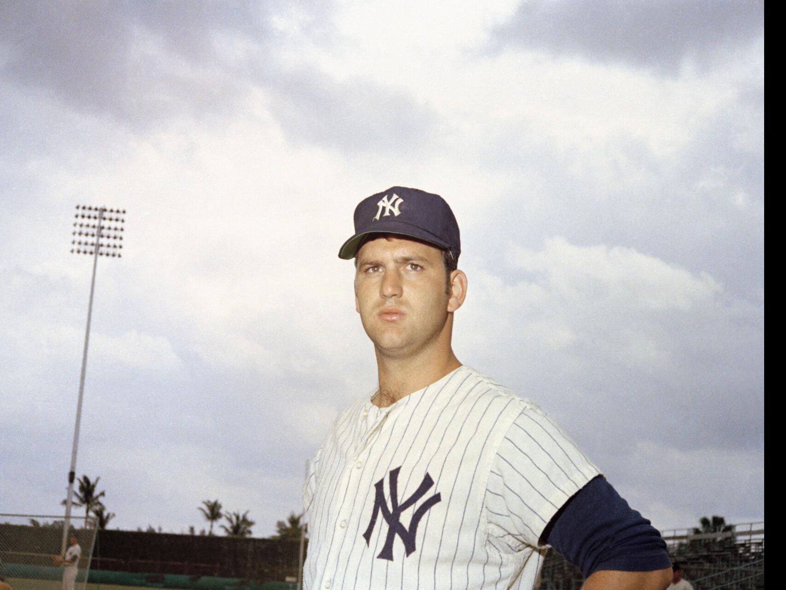 MAJESTIC  THURMAN MUNSON New York Yankees 1969 Cooperstown