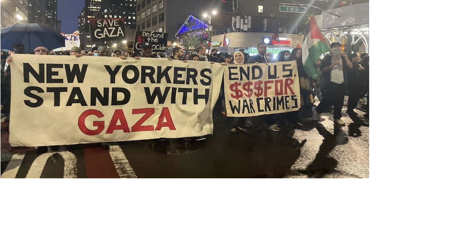 ‘We support Hamas here,’ protesters chant outside Queens synagogue ...