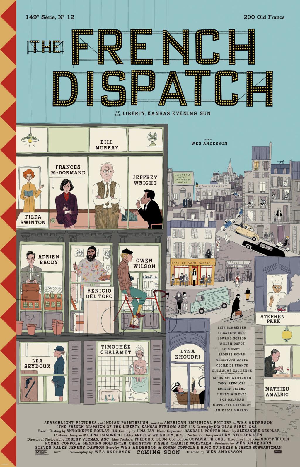 Gratuit Images The French Dispatch Trailer Wes Anderson Directs Chalamet actualisé salutations