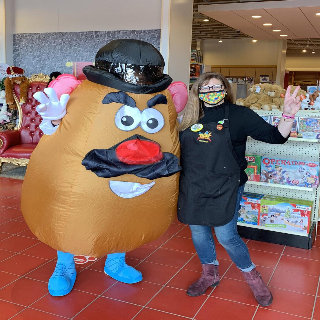 Mr. Potato Head Costume for Adults Inflatable