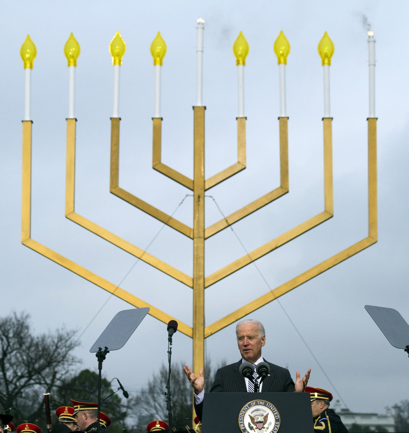 Biden At Chanukah Candle Lighting: Jewish Heritage Is American Heritage ...