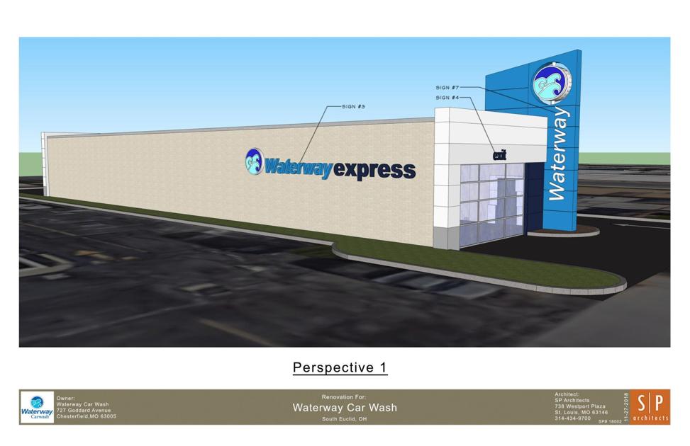 A Rendering Of What Waterway Express Car Wash