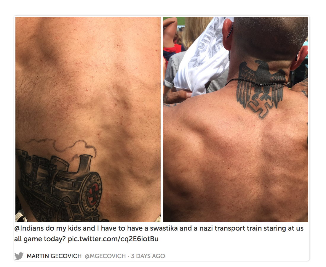 Indians fan starts GoFundMe to remove 'racist' Chief Wahoo tattoo