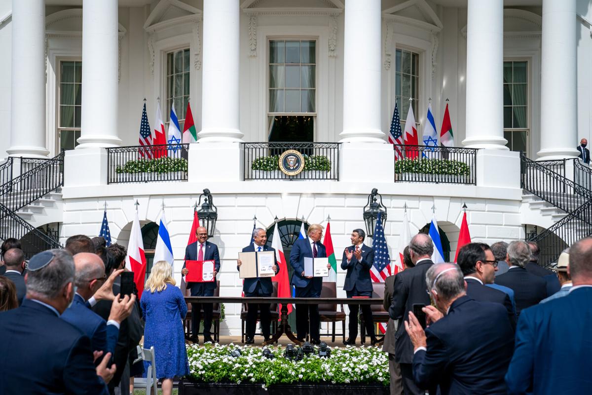 Fingerhut Daroff Witness Signing Of Israel Uae Bahrain Peace Agreements National News Clevelandjewishnews Com