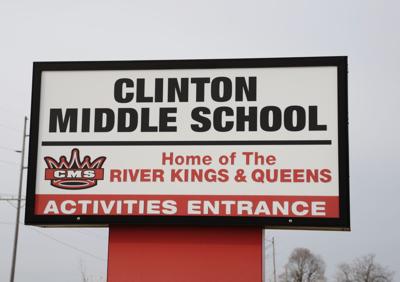 Clinton Middle School sign