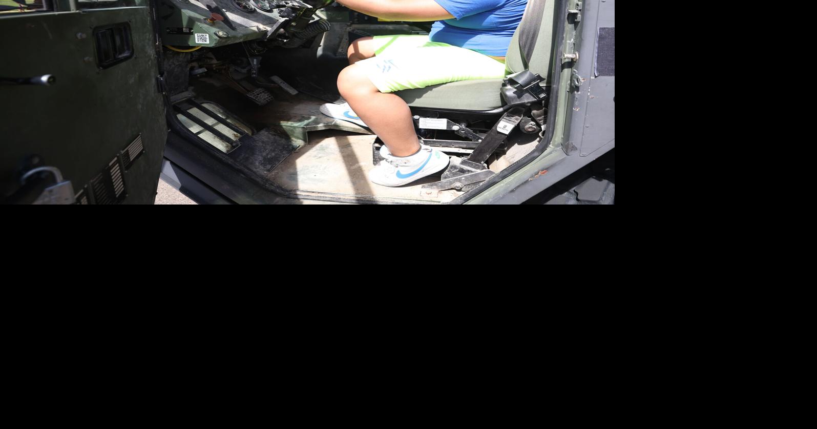 National Guard brings military display to Camanche High School