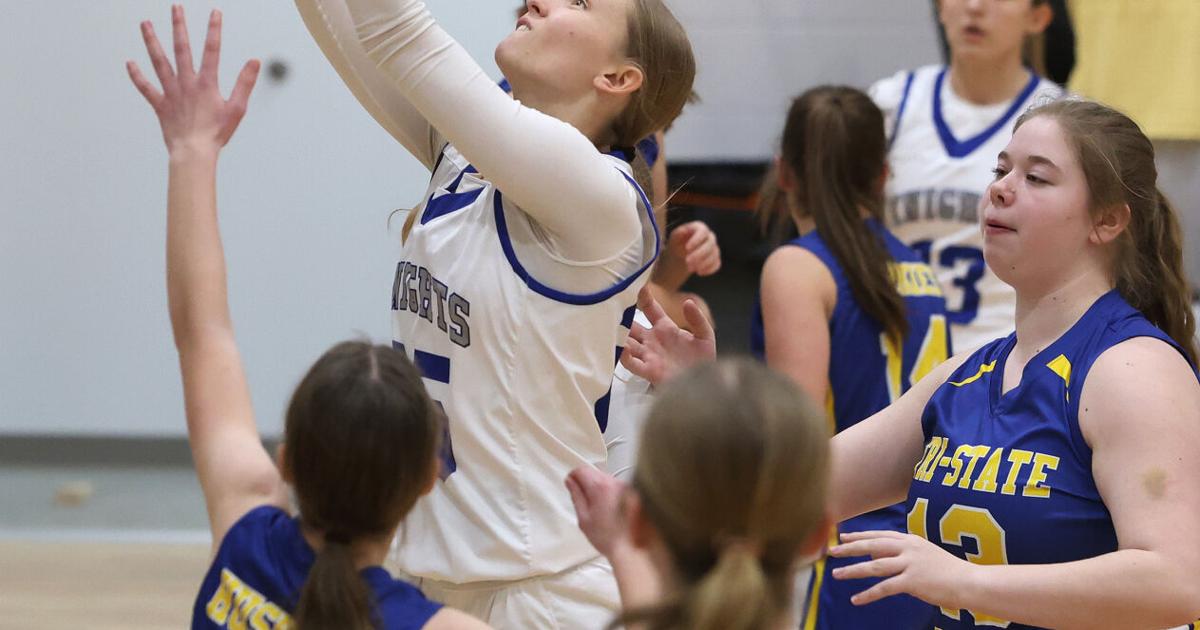 Three Knights score double digits to open new building with a win