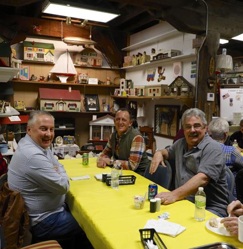 scott clizbe, Kacey Vermazen and Jim Patti, rich toy factory, clinton county historical society museum