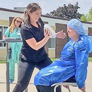MercyOne Clinton fundraiser ends with pie-throwing - Vimarsana News