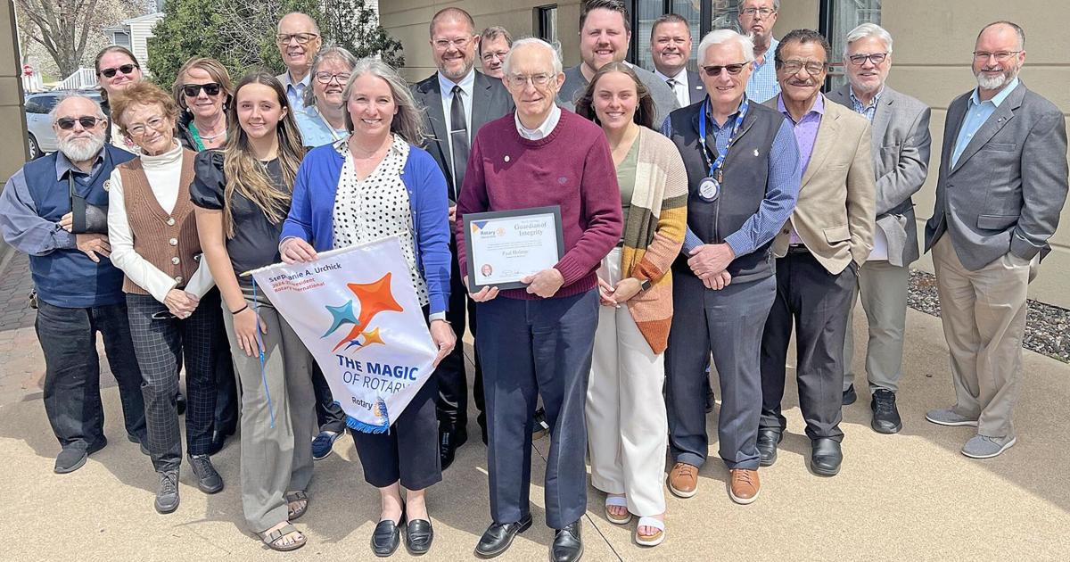 Clinton Rothery Clinton Rotarian named Guardian of Integrity | Local News ...