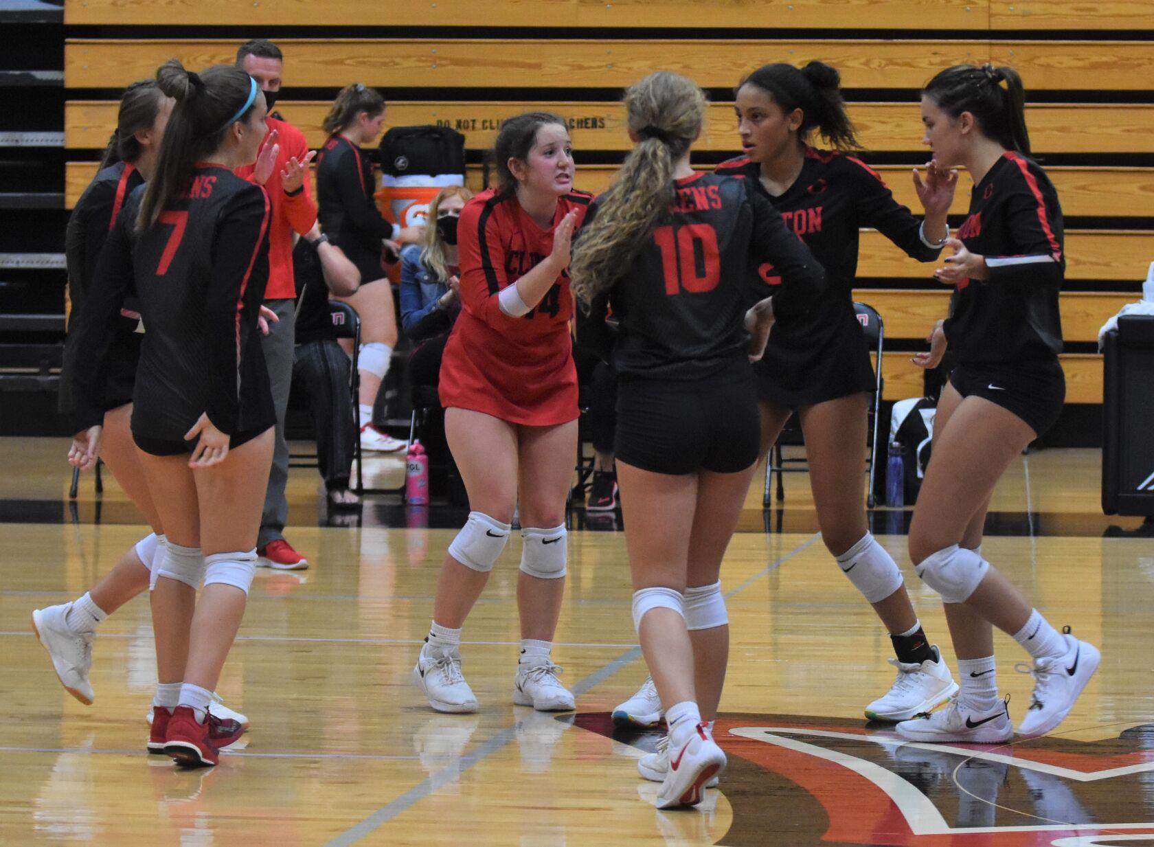 Clinton volleyball sweeps Central DeWitt Sports