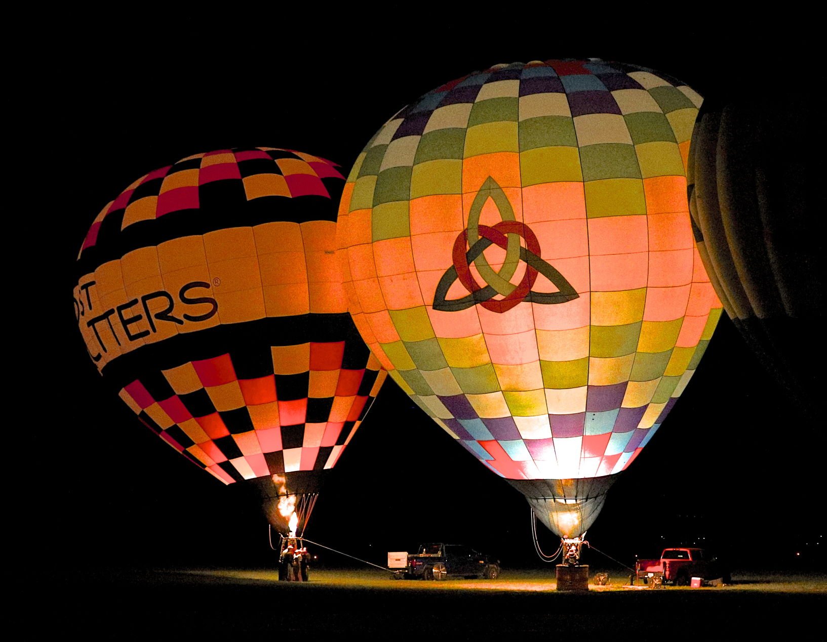 hot air balloon dinner