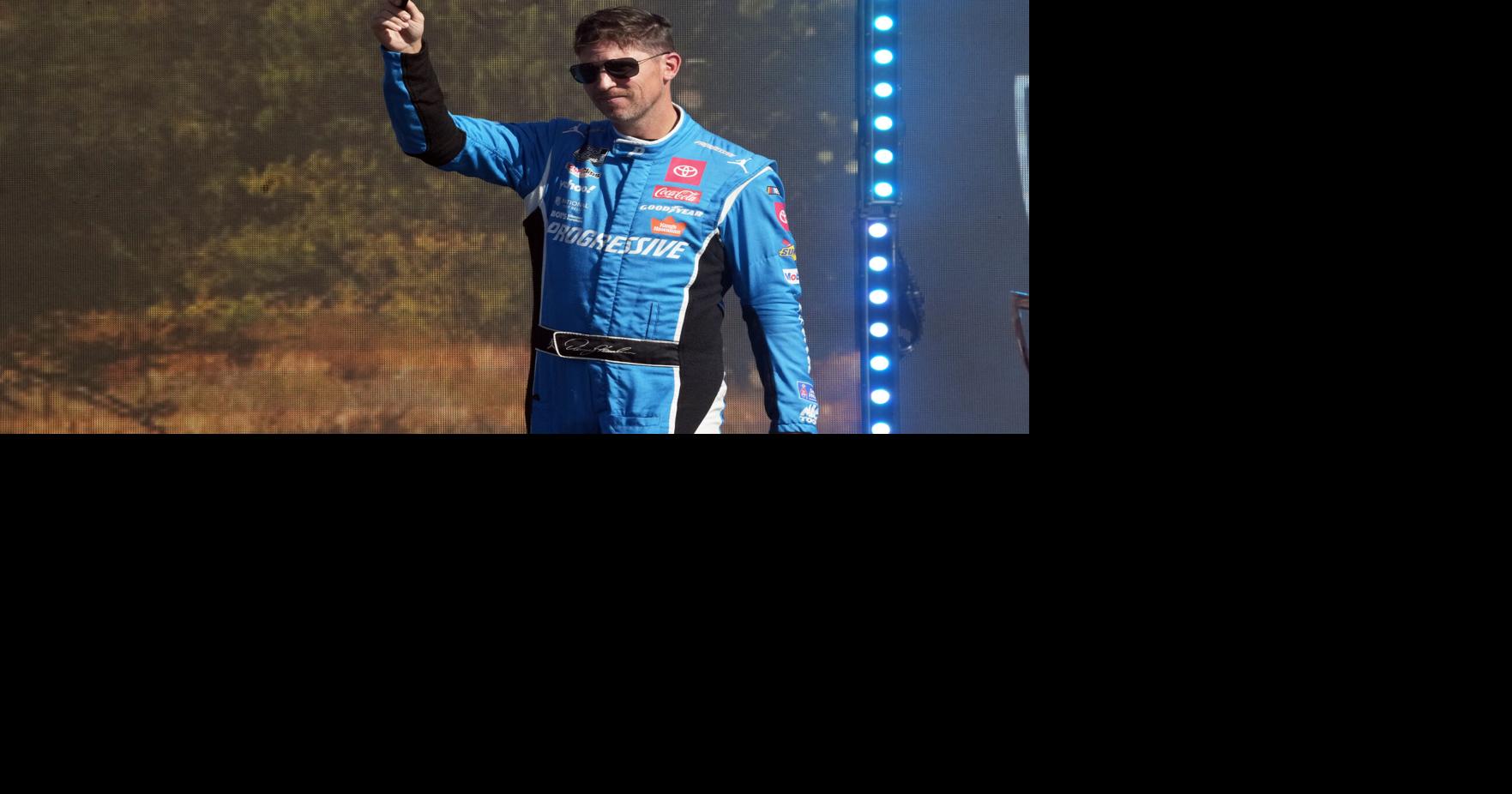 Denny Hamlin breaks down in tears as the first witness testifying at NASCAR antitrust trial