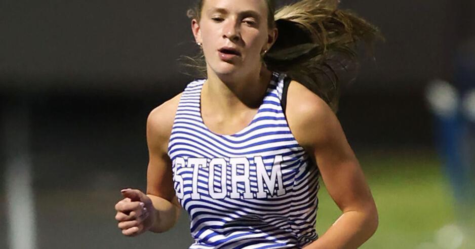 Storm girls win home track meet