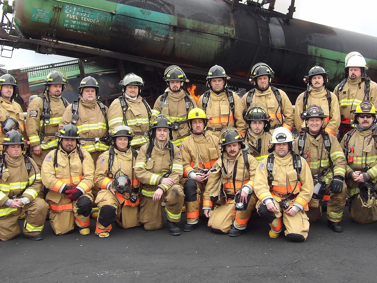 Clinton Fire Dept. trains alongside LyondellBasell in Texas