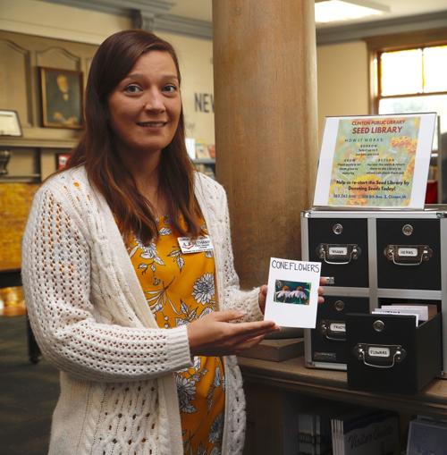 Bethany Barelman, seed library, Clinton public library