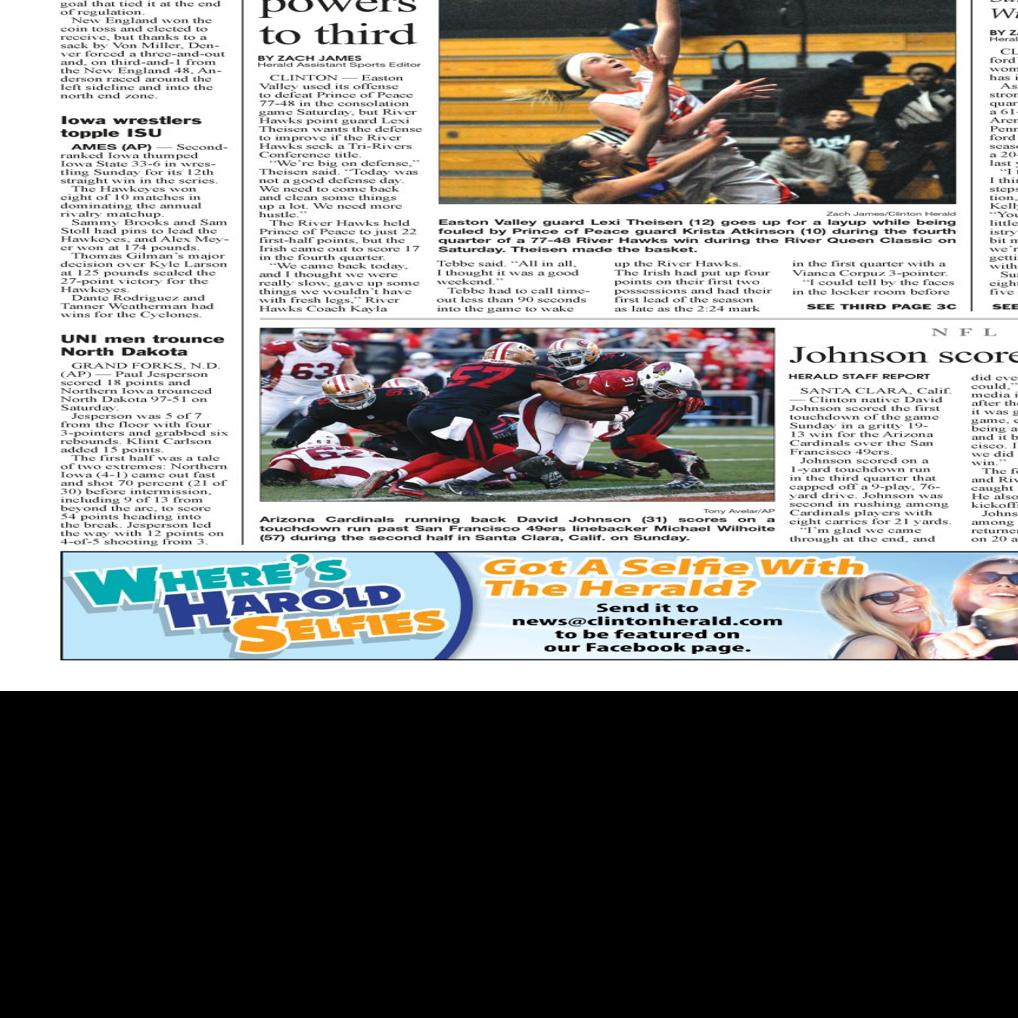 The Sports Page Section Fronts Clintonherald Com