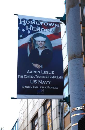 Hometown hero, aaron leslie