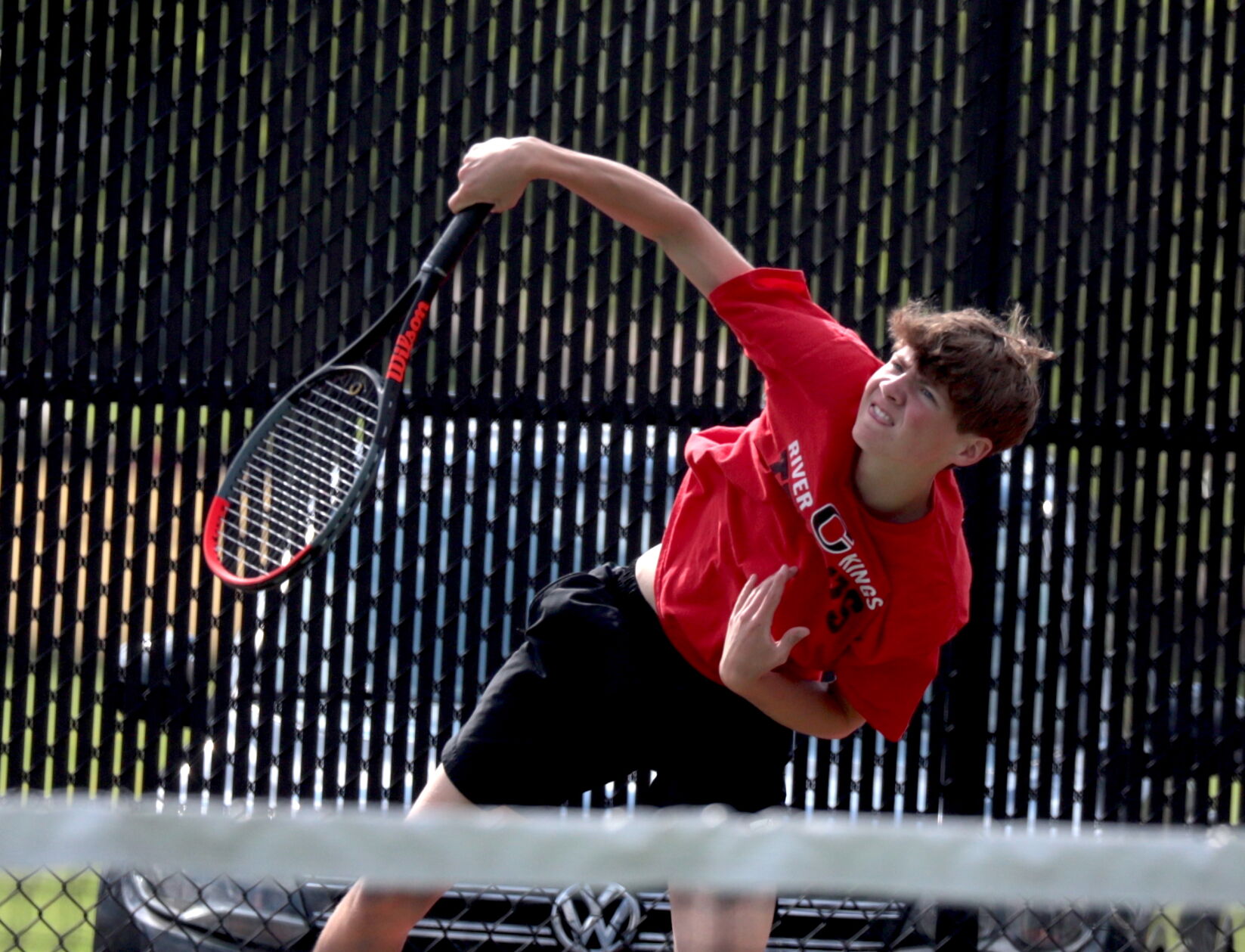 Clinton’s Fedderson takes second in number one singles at Clinton Invitational