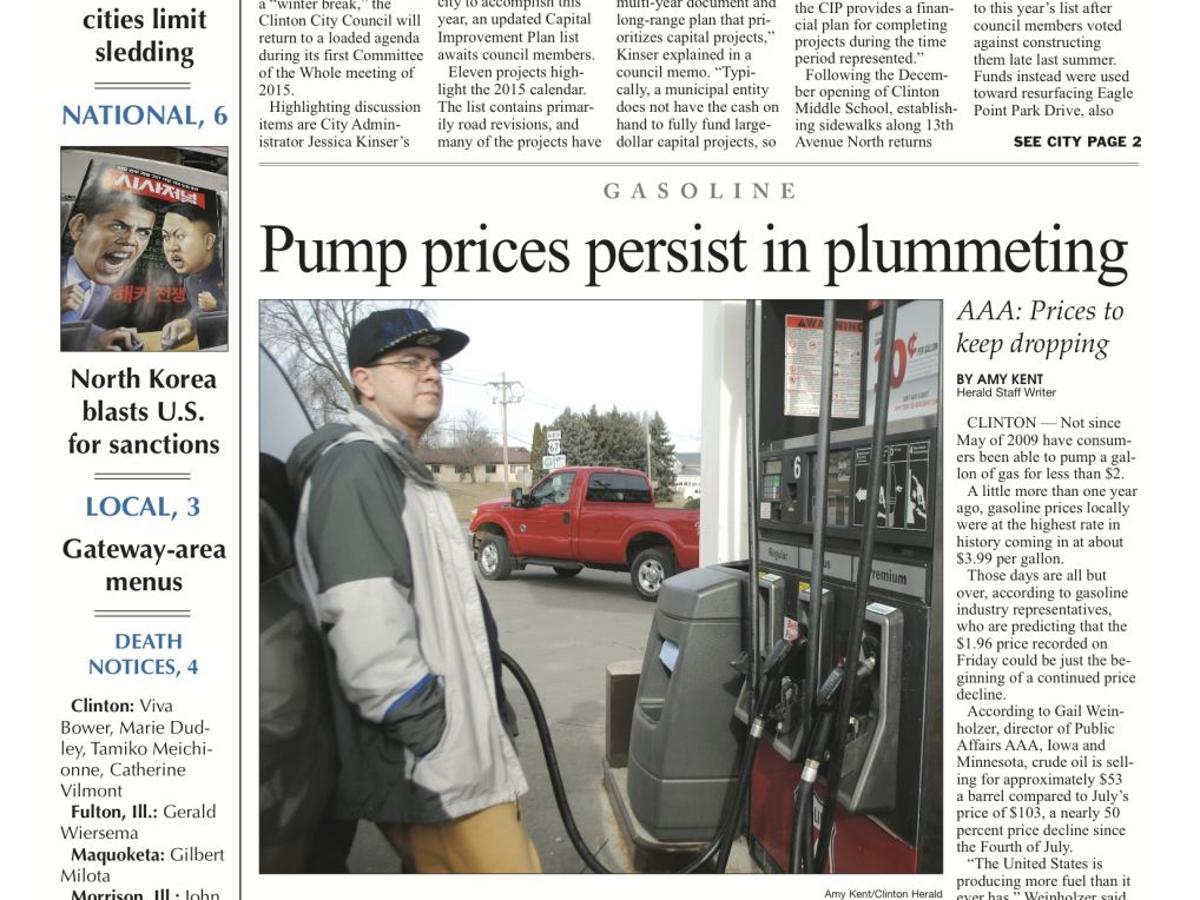 The Front Page Section Fronts Clintonherald Com