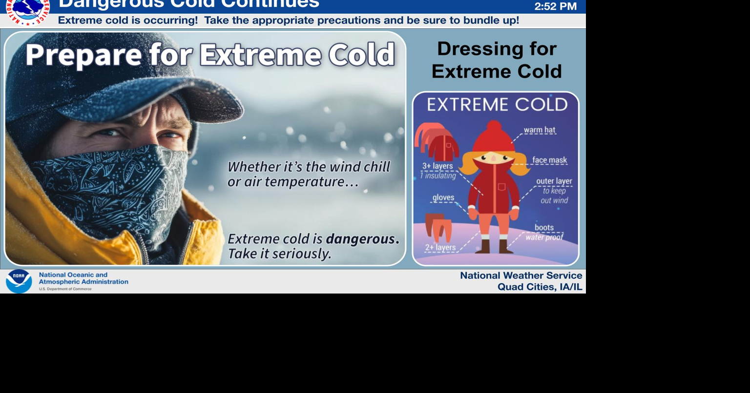 Dangerous cold continues | Local News | clintonherald.com