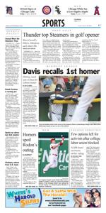 Davis recalls 1st homer, Sports