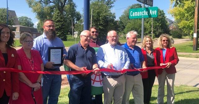 Clinton street honorarily named for former Clinton Herald editor Baker ...
